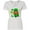 AA-White, variant on Cute Leprechaun for St. Patrick's Day Women's V-Neck T-Shirt