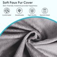 thumbnail image 3 of BALUS Multi-Functional Foldable Floor Cushion with Velvet Cover & High-Resilience Foam – Converts to Sofa, Chaise, Mattress, or Gaming Mat, Light Grey, 3 of 8