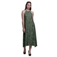 thumbnail image 1 of Bimba Robe Longue Dos Nu Géométrique Décontractée pour Femmes Imprimée BeachDress-TTTG, 1 of 1