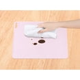 thumbnail image 3 of REGALWOVEN Placemat Set of 6 Silicone Placemats for Kitchen Dining Table Decor, Washable Table Placemats Wipeable Table Mat Pink 15*12in, 3 of 7
