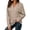 A-Beige460, variant on XIAONU Womens V Neck Solid Hoodie Loose Gym Errands Long Sleeve Pullover Top