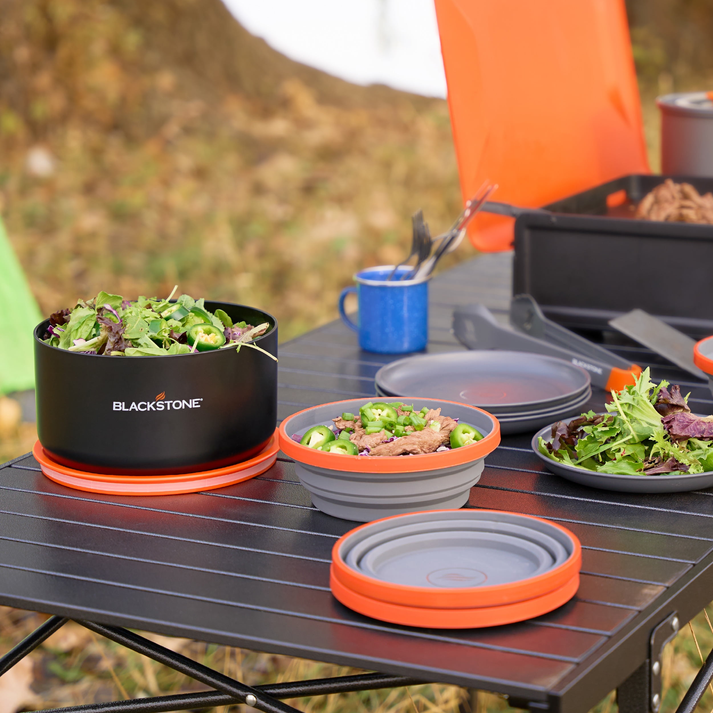 Blackstone 10 Piece Camping Tableware Set