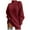 Wine, variant on Sweaters for Women Trendy Fall Sweaters for Women Women Fashion Mid Length Raglan Sleeve Sweater Solid Color Turtleneck Sweater Dress