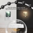 thumbnail image 4 of Yayeee LED Night Lights with Motion Detectors Auto Dusk to Dawn Light Sensors, 2 Pack, Green Forest, 4 of 7