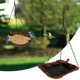 thumbnail image 1 of Hanging Bird Feeder Bird Feeder Hanging For Garden Yard Outside Hanging Bird Feeder Tray - Metal Mesh Feeders For Birds, 1 of 9