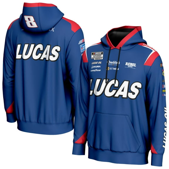 Men's ProSphere  Blue Kyle Busch All Over Print Hoodie