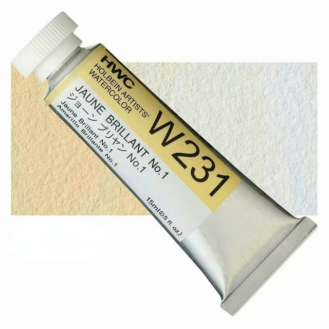 Holbein Acuarelas Profesionales para Artistas, Tubo de 15ml, Ideal para Pintores, Aficionados, Principiantes y Estudiantes, A-W231