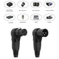 thumbnail image 2 of 3 Pin Connector Standard 3Pin Male/Female Connection Adapter Adjustable Angle, 2 of 8