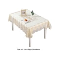 thumbnail image 2 of Oil Proof Table Cloth Rectangle PVC Tablecloth Waterproof Table Cover for Kitchen Dinning Room Decor, 137x180cm, 2 of 8