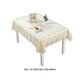 thumbnail image 2 of Mantel a prueba de aceite, mantel rectangular de PVC, cubierta de mesa impermeable para decoración de cocina, comedor, 137x180cm Inevent HA8965-02B, 2 of 2