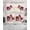 Red Beige, variant on Red Roses Swag Kitchen Curtains Sets for Windows 24 Inch Length, High Heel Modern Art Short Window Curtain Panels Swags Valances and Tiers 3 Piece Set for Cafe/Dining Room