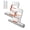 2 Set, variant on Self Squeezing Mini Mop, Mini Foldable Desktop Mop, Orange Small Sponge Mop, Wet and Dry Use Cleaning System, Replaceable Head, for Desktop, Kitchen, Counter, Glass, Tile (White)