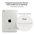 thumbnail image 2 of JETech Case for iPad Air 1st Edition (NOT for iPad Air 2/3/4/5), 9.7 Inch, Smart Cover with Auto Wake/Sleep (Red), 2 of 8