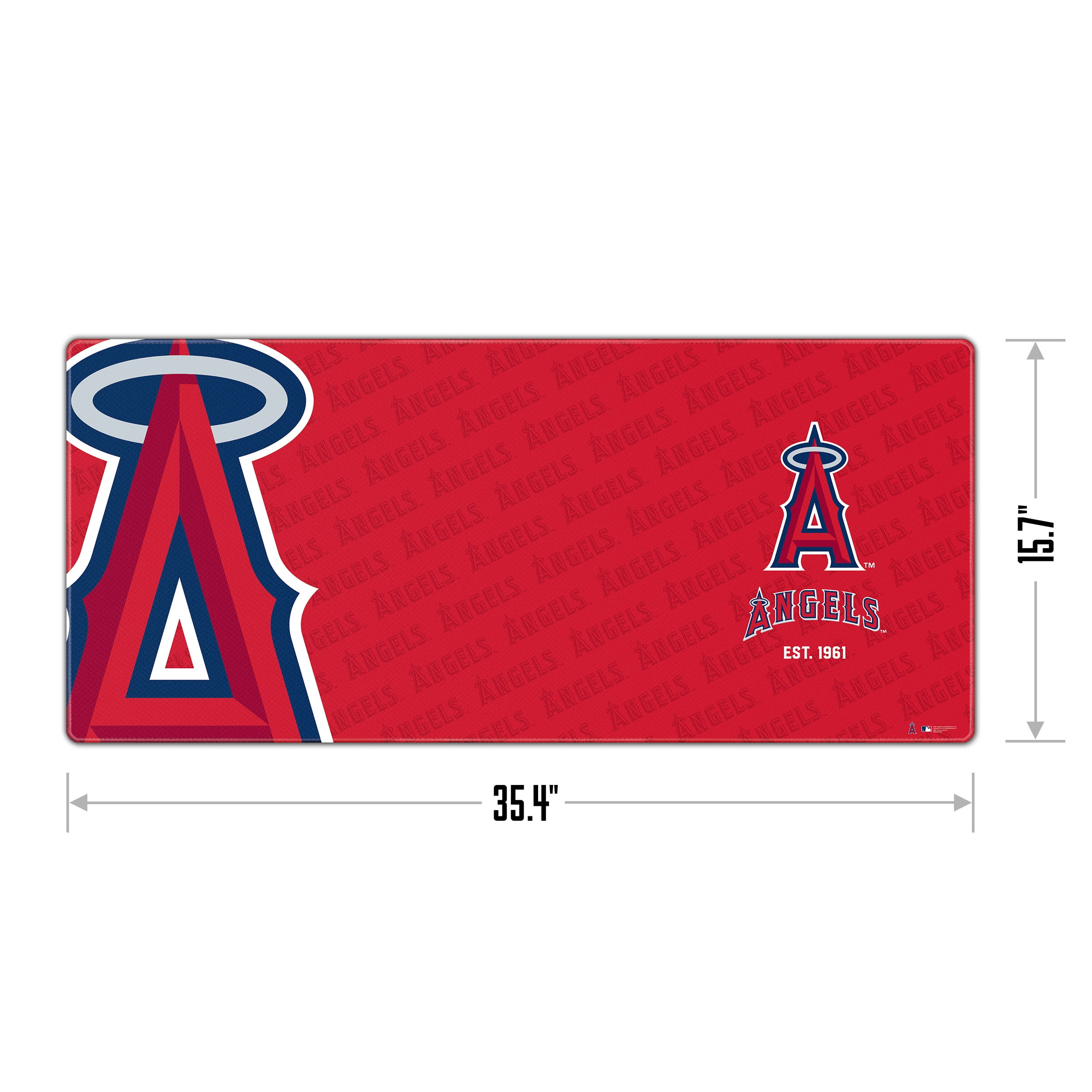YouTheFan MLB Los Angeles Angels Logo Series Desk Pad