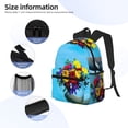 thumbnail image 5 of Easygdp Elephant Trunk Couple Flowers Casual Laptop Backpack, Large Capacity Schoolpack for School, Travel, Business, 5 of 8