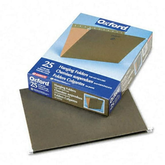 Pendaflex  Hanging File Folders- Untabbed- Letter- Standard Green- 25/Box