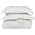 thumbnail image 1 of 400 Thread Count Egyptian Cotton Full/ Queen Duvet Cover Set Solid  White, 1 of 1