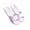 light pink, variant on Lightweight Foldable Arch Support Slide Sandals Portable Casual Slippers
