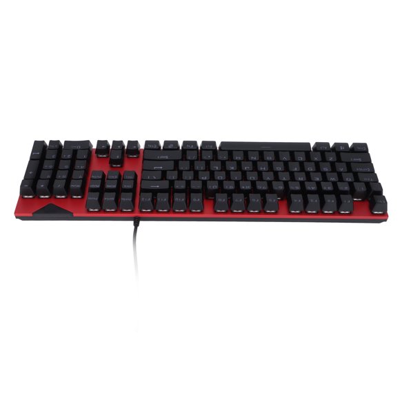 PC Keyboard, Mechanical Keyboard Comfortable To Use Hot Swap Red Switch  for Home for Game for Office Red