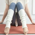 thumbnail image 5 of Yoga Socks - Calf Knitted Leg Warmers Yoga Socks Boot Cover, 5 of 5