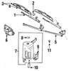 Genuine OE Mitsubishi Wiper Arm - MB944046