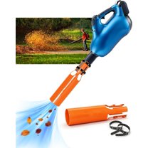 Leaf Blower Air Booster - Turbo Booster Leaf Blower Attachment Designed Based on Venturi Effect, The 2nd Gen Airflow Amplifier - Doubling up The Amount of Air of Your Leaf Blowers (Orange,1 Pack)