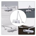 thumbnail image 3 of Cierra más lento la puerta velocidad ajustable Mecanismo de cierre de puerta automático duradero Brazo telescópico resistente Ángulo de apertura de 180 para puertas de ANGGREK Otros, 3 of 8