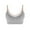 Grey, variant on Plus Size Bras for Women Soft Compression Full Supportive High Impact Yoga Fitness Summer