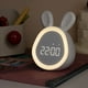 thumbnail image 1 of Reloj despertador con forma de conejito, luz nocturna, ajustes inteligentes, brillo ajustable, alarmas, tonos de llamada, para adultos, niños, dormitorios, bajo consumo, LED, modo,topliu, 1 of 6
