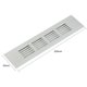 thumbnail image 2 of Air Vent Ventilation Grille Shoe Cabinets Silver Spare Parts Wardrobes Multi-size Rectangular Waterproof Cupboard New, 2 of 11
