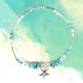 thumbnail image 4 of MasteelfCA Universal Silver Ankle Bracelet with Star Shape Pendant Geometric Type Foot Jewelry Simple Handmade Alloy Crystal Beach Anklet, 4 of 7