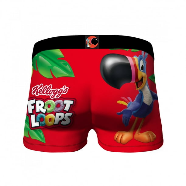 Crazy Boxers Kellogg's Froot Loops Toucan Sam Boxer Briefs-XXLarge