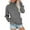 Grey, variant on Mock Neck Sweatshirt Women, Yigetop Crewneck Sweatshirts Women Fleece Sweatshirt with Pocket Long Sleeve Shirts Hoodies Pullover Cute Sweaters Tops Pullover Sweatshirts for Women Black L