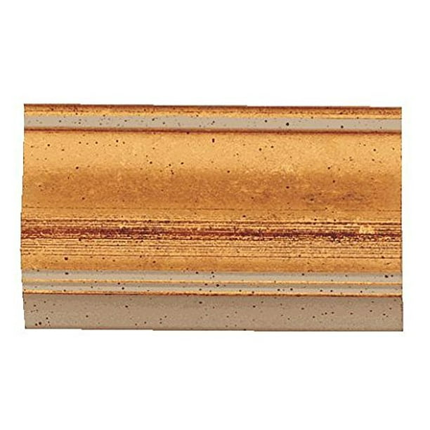 Picture Frame Moulding (Wood) 18Ft Bundle Traditional Antique Gold