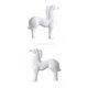 thumbnail image 1 of Animals Figurines,Resin Animal Statues Home Decor Small Outdoor,Horse Figurines Modern Minimalist Ornament Crafts,Yd Office Desktop Display Decoration,Sculpture Office Bookshelf Baoblaze none, 1 of 7