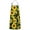 Black Green Leaf-1, variant on Black Yellow Sunflower Pattern Apron-Garden Aprons for Women with Pockets-Cotton Linen Waterproof Kitchen Cooking Gardening Aprons Adjustable for Kitchen,Cooking,BBQ and Salon 33x27 Inch