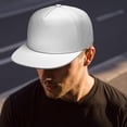 thumbnail image 6 of Custom Printed Flat Baseball Cap – Adjustable Snapback Hat with Flat Bill, Breathable and Durable, Personalized Design for Sports, Travel & Daily Wear, 6 of 6