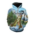 thumbnail image 4 of Nueva sudadera con capucha con estampado 3D de pesca salvaje para hombres, sudadera para entusiastas de la caza de peces, sudaderas de talla grande para hombres y mujeres, 4 of 5