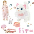 thumbnail image 1 of Plush Cat Toy, Walking Interactive Cat, Christmas Birthday Gift for Toddlers Kids, 1 of 6