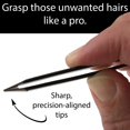 thumbnail image 4 of Pinzas Zizzili Basics Mini Slant para cejas y vello facial, 4 of 5