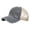 Grey, variant on Womens Sun Hat Solid Colour Broken Holes Washed Net Tongue Screen Caps for Women,Black,One Size