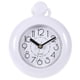 thumbnail image 2 of Water Resistant White Hanging Bathroom Clock, Small Digital Shower Rope Pendant without Battery, 2 of 5