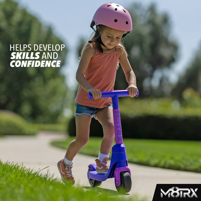 M8TRX SPORTS Beginner Two Wheel Kick Scooter for Kids and Toddlers