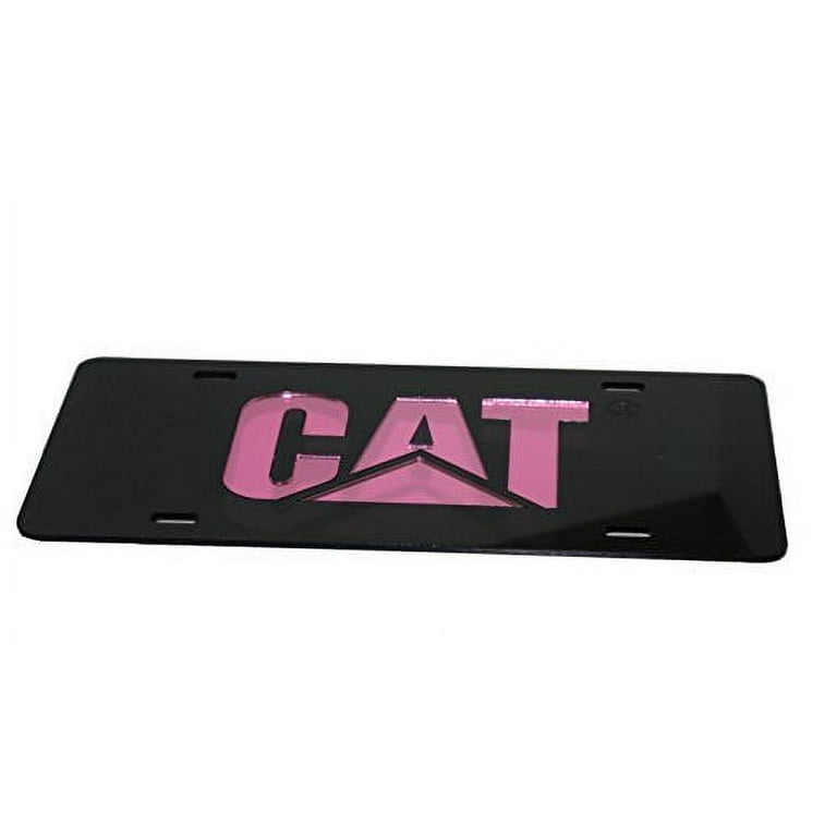 Caterpillar CAT Ladies Pink Acrylic Laser Cut Mirrored License