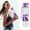 A, variant on FSAGAE Personalized A Z Letter Water Bottle 1L Top Direct Drinking Bottle with Carrying Strap Frosted Outdoor Sports Cup for Lovers Purple