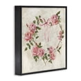 thumbnail image 2 of Stupell Industries Cottage Rose Heart Wreath Black Framed Giclee Art, 12 x 12, by Sally Swatland, 2 of 7