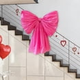 thumbnail image 2 of Large Pink Bow,Valentines Day Decorations,22x24 inch Giant Wall Bows for Wedding Coquette Birthday Backdrop Bridal Shower Room(1PCS), 2 of 9
