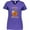 Purple, variant on Inktastic Happy Halloween Kittens in Pumpkin Women's V-Neck T-Shirt
