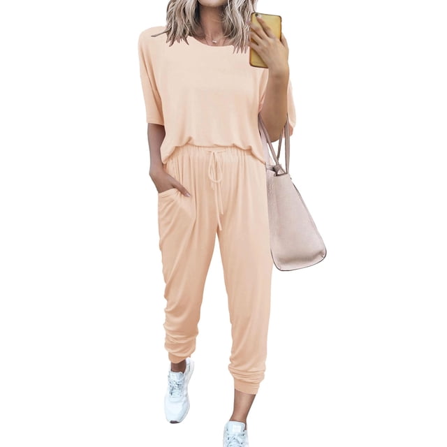 Conjunto de Chándal PRETTYGARDEN de Dos Piezas Beige XL
