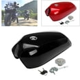 thumbnail image 2 of New Universal Classic Motorcycle Bike Cafe CG125 Fuel Gas Tank + Cap Switch 2.4 Gallon/9 L, 2 of 10